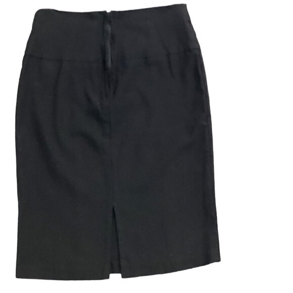 Stretch Ruched Pencil Skirt Sz 5 Black by Sensational Collection #143H - Picture 6 of 7